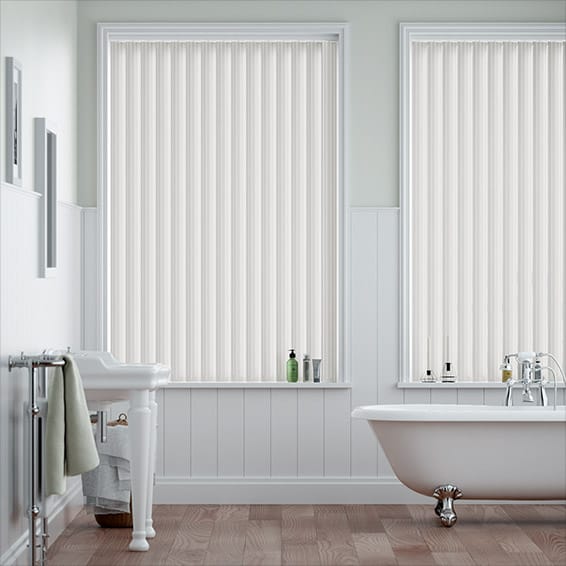 Colorized Ava China White Vertical Blind 2837