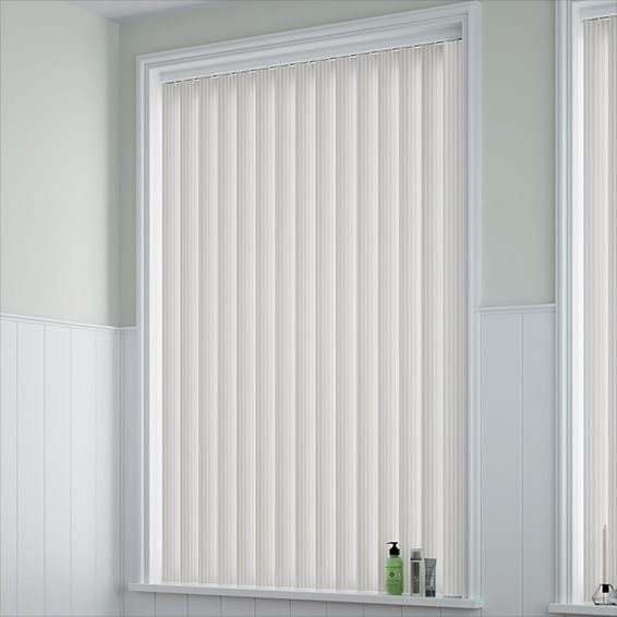 ColorizedZoom Ava China White Vertical Blind 2837