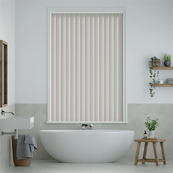 Colorized Ava City Grey Vertical Blind 2838