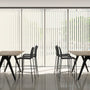 Colorized Contract Metropolis PVC Taupe Vertical Blind 2852
