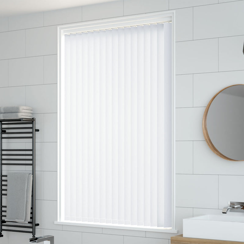 ColorizedZoom Metropolis PVC Cool White Vertical Blind 2855