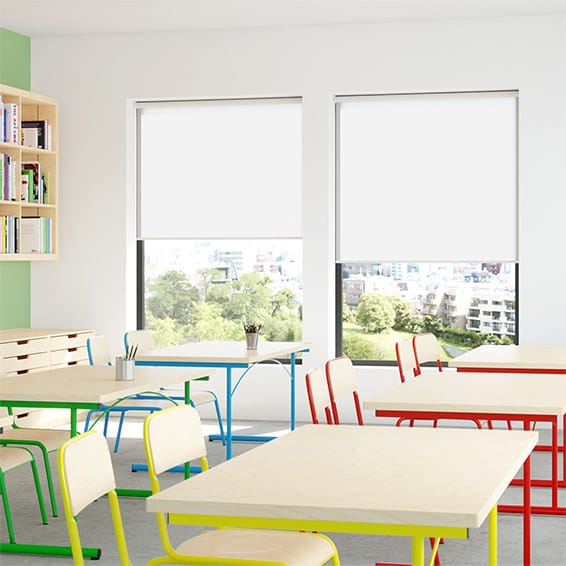 ColorizedZoom Contract City Winters Day Roller Blind