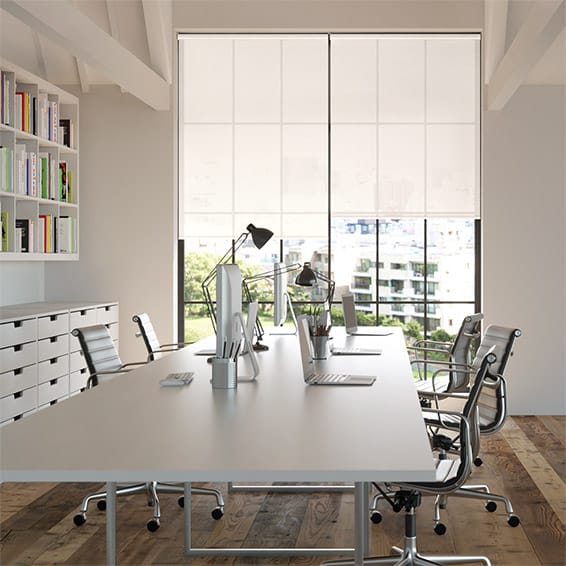 Colorized Contract City Ivory Roller Blind 2864