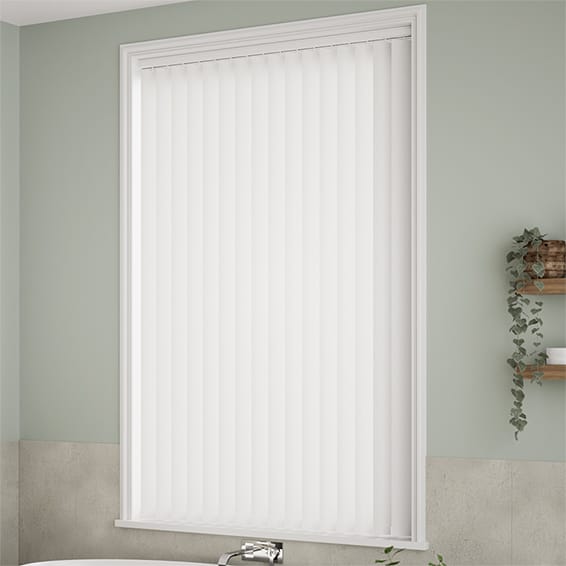 ColorizedZoom Verona Simply White Vertical Blind 2876