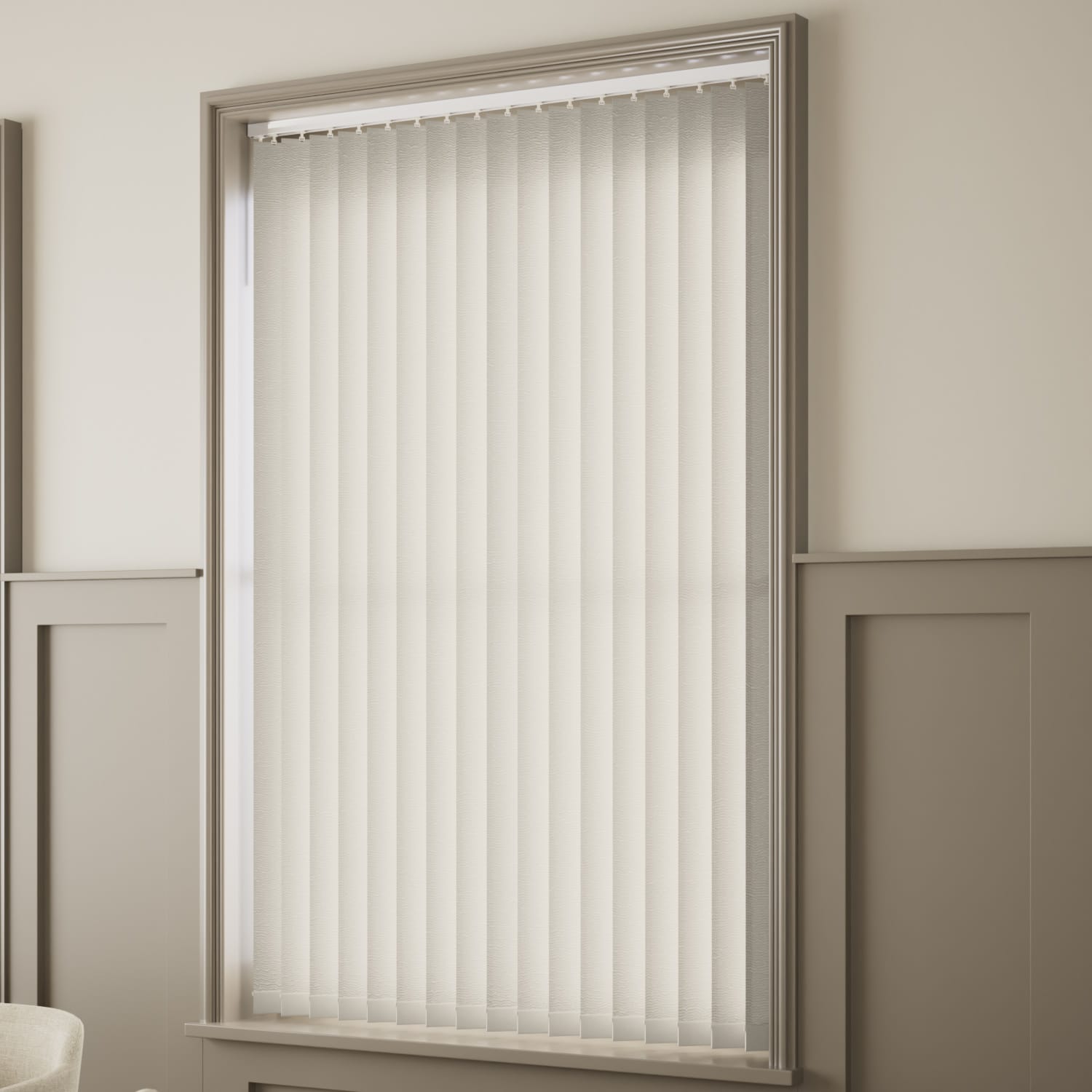 ColorizedZoom Concordia Pumice Vertical Blind 2881