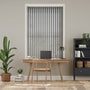 Colorized Leon Steel Vertical Blind 2888