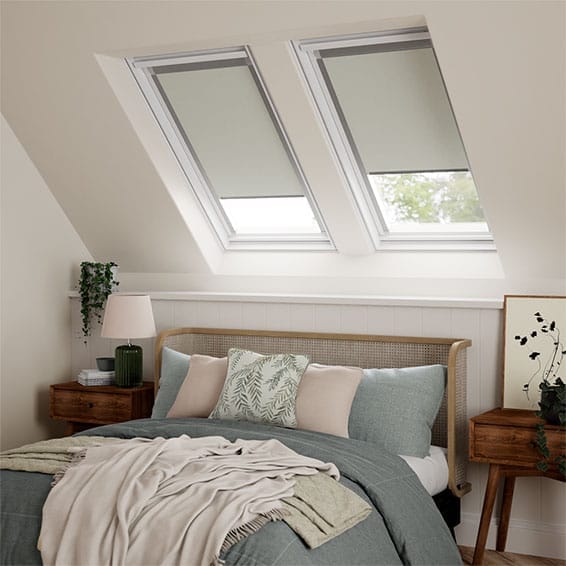 ColorizedZoom Expressions Waterfall Blackout Blind for DAKSTRA®/RoofLITE® Windows