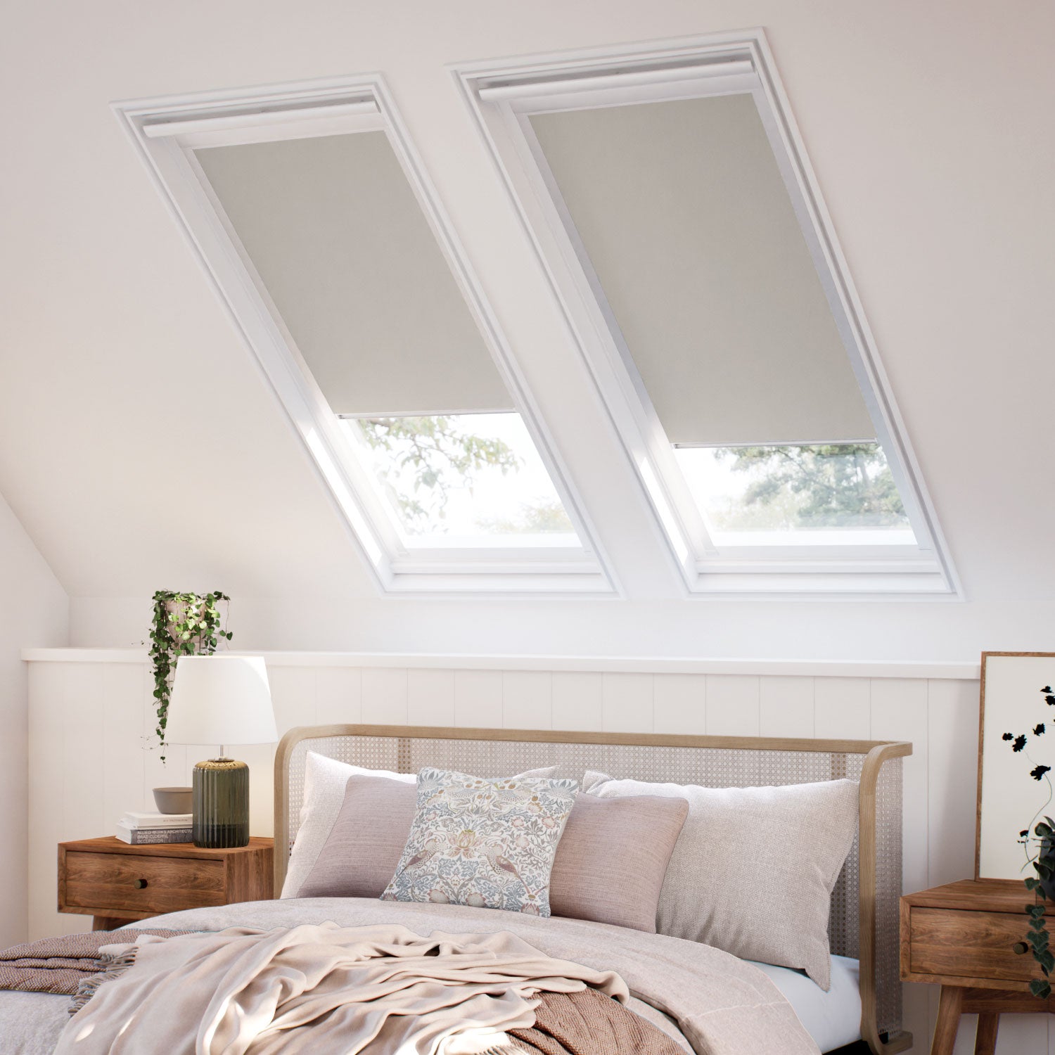 ColorizedZoom Expressions Pebble Blackout Blind for DAKSTRA®/RoofLITE® Windows 2925