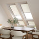 ColorizedZoom Expressions Vista Soft Cream Blind for DAKSTRA®/RoofLITE® Windows 2939
