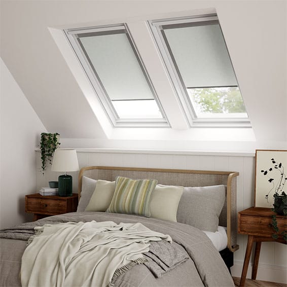 ColorizedZoom Expressions Smoke  Blackout Blind for FAKRO® Windows