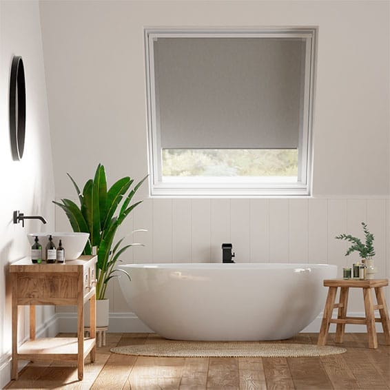 Colorized Expressions Dove Grey Blackout Blind for FAKRO® Windows 2952