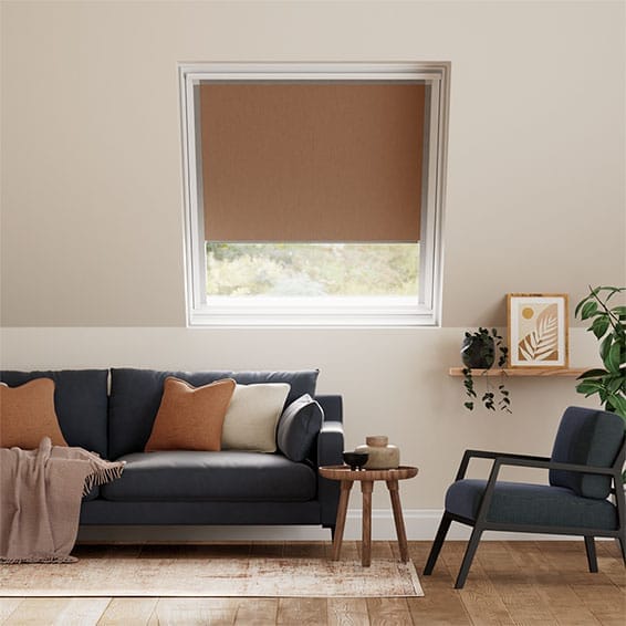 Colorized Expressions Copper Blackout Blind for FAKRO® Windows 2957