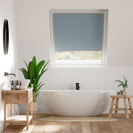 Colorized Expressions Denim Blue Blackout Blind for FAKRO® Windows 2958