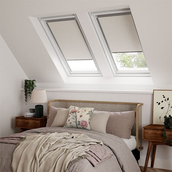 ColorizedZoom Expressions Stone Blackout Blind for Keylite® Windows