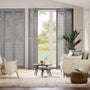 Colorized San Jose Premium French Grey Shutter Blinds 3049