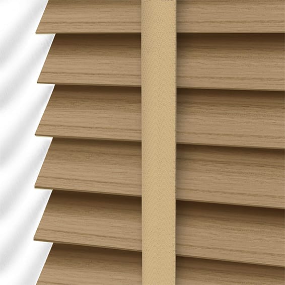 ColorizedPLA Metropolitan Classic Oak & Buff Wooden Blind - 50mm Slat 3101