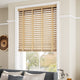 ColorizedZoom Metropolitan Classic Oak & Buff Wooden Blind - 50mm Slat 3101