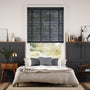 Colorized Metropolitan Dark Slate & Raven Wooden Blind - 50mm Slat 3103