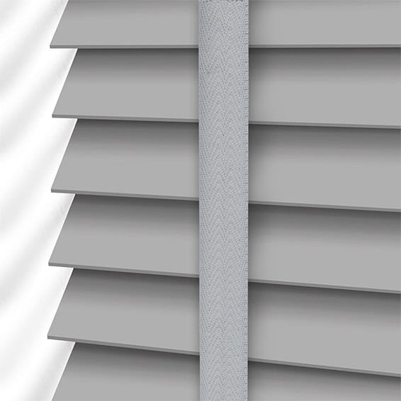ColorizedPLA Metropolitan Iron & Cool Grey Wooden Blind - 50mm Slat 3104