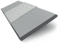 ColorizedSwatch Metropolitan Iron & Cool Grey Wooden Blind - 50mm Slat sample image 3104