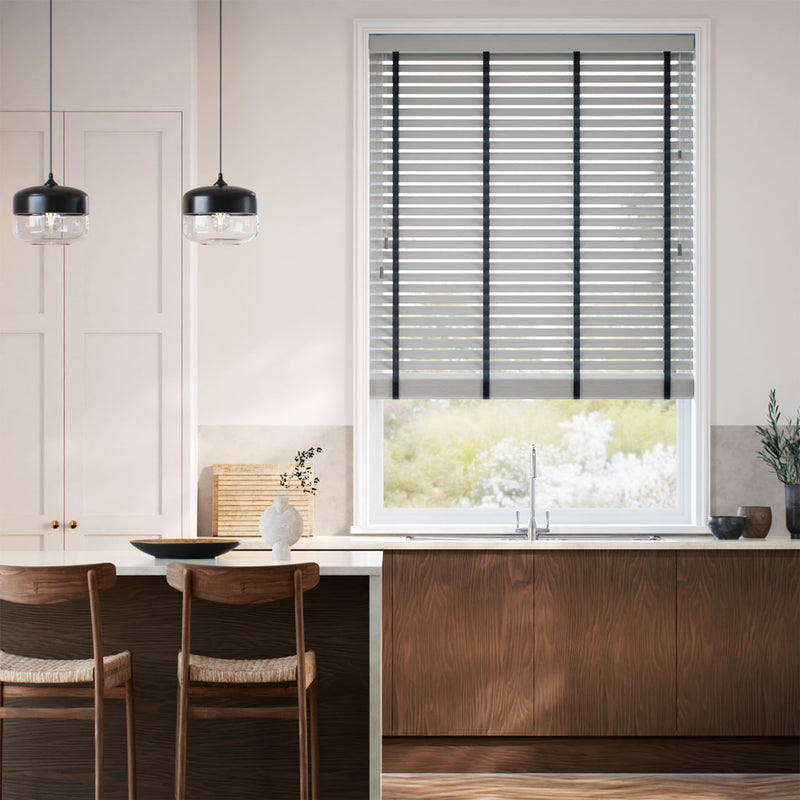 Colorized Metropolitan Iron & Raven Wooden Blind - 50mm Slat 3106