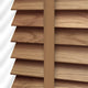 ColorizedPLA Metropolitan Maple & Nutmeg Wooden Blind - 50mm Slat 3107
