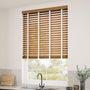 ColorizedZoom Metropolitan Maple & Parchment Wooden Blind - 50mm Slat 3108