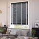 ColorizedZoom Metropolitan Midnight & Snow Wooden Blind - 50mm Slat 3110