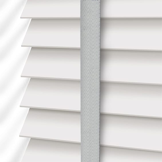 ColorizedPLA Metropolitan Snow & Stone Wooden Blind - 50mm Slat 3112