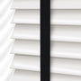 ColorizedPLA Metropolitan Soft Gloss White & Onyx Wooden Blind - 50mm Slat 3113