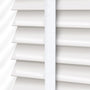 ColorizedPLA Metropolitan Soft Gloss White & Snow Wooden Blind - 50mm Slat 3114