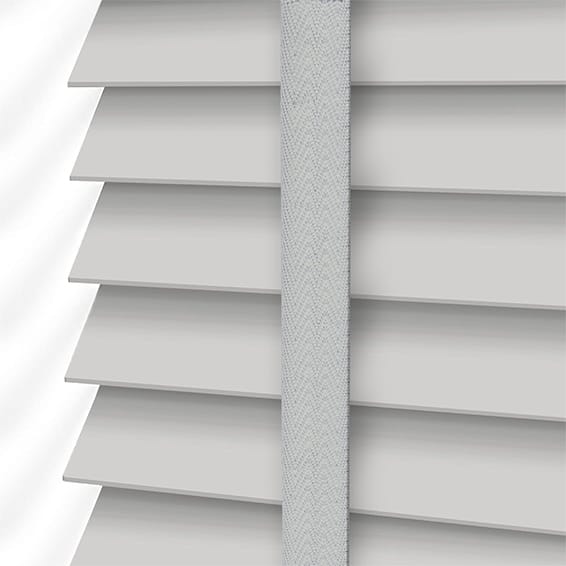 ColorizedPLA Metropolitan Thunder Grey & Stone Wooden Blind - 50mm Slat 3116