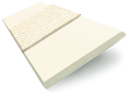 ColorizedSwatch Metropolitan Vanilla & Oatmeal Wooden Blind - 50mm Slat sample image