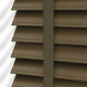 ColorizedPLA Metropolitan Wenge & Dark Taupe Wooden Blind - 50mm Slat 3118