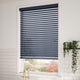 ColorizedZoom Premium Sleek Midnight Blue Faux Wood Blind - 50mm Slat 3129
