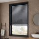ColorizedZoom Premium Sleek Jet Faux Wood Blind - 50mm Slat 3128