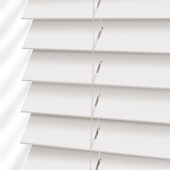 ColorizedPLA Metropolitan Snow Wooden Blind - 50mm Slat 3133