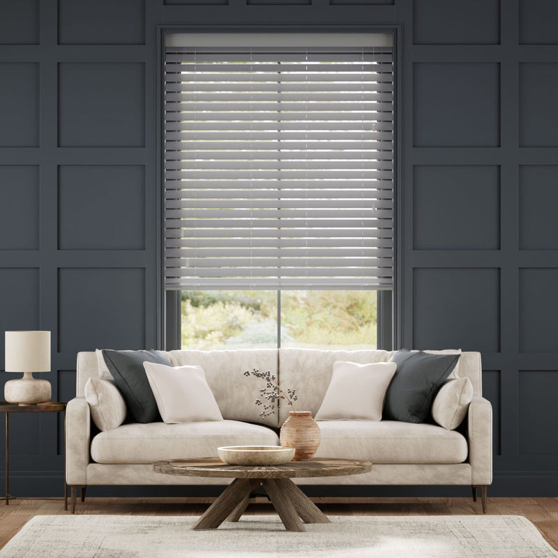 Colorized Metropolitan Iron Wooden Blind - 50mm Slat 3131