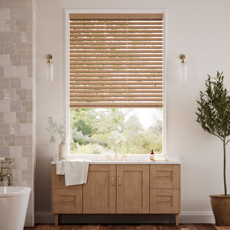 Colorized Metropolitan Maple Wooden Blind - 50mm Slat