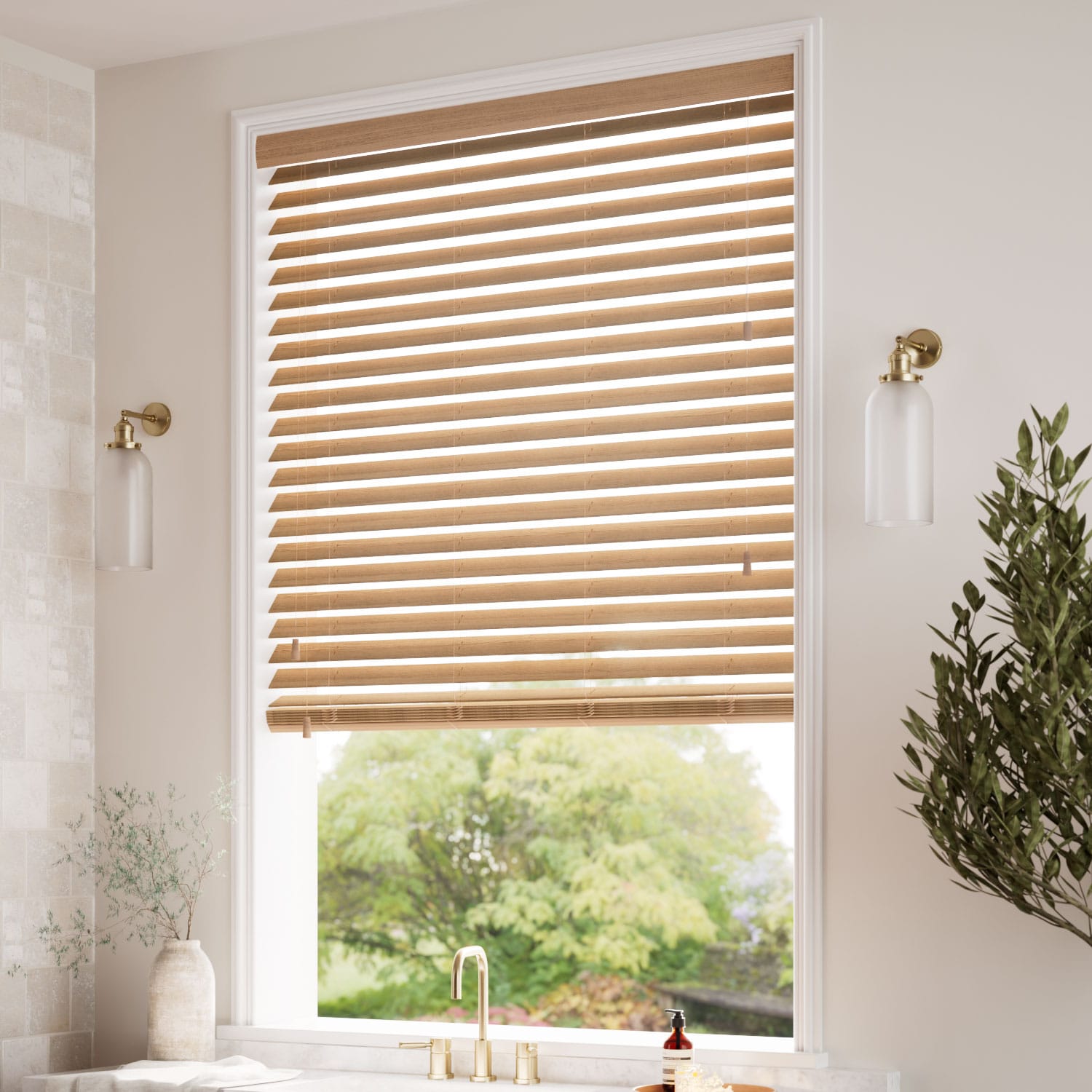 ColorizedZoom Metropolitan Maple Wooden Blind - 50mm Slat 3137