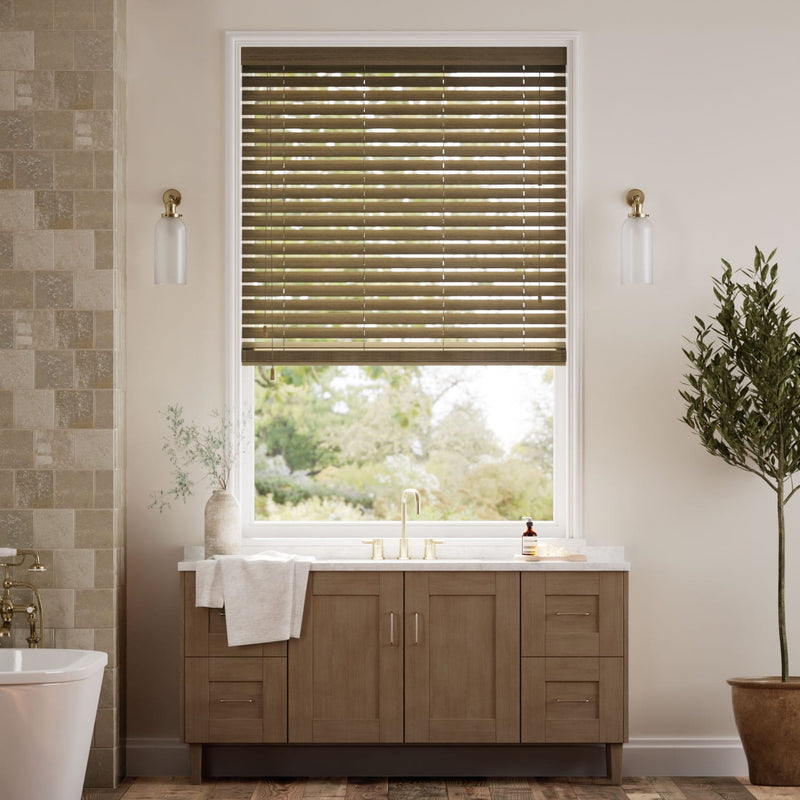 Colorized Metropolitan Wenge Wooden Blind - 50mm Slat