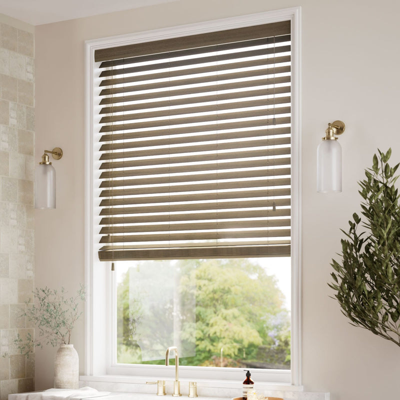 ColorizedZoom Metropolitan Wenge Wooden Blind - 50mm Slat
