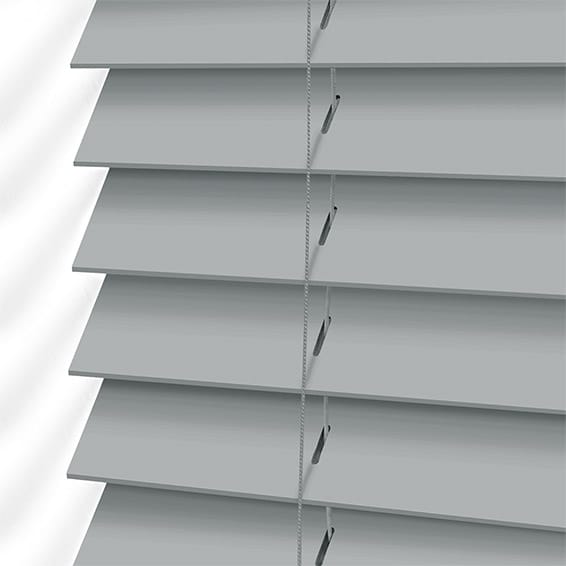 ColorizedPLA Urban Grey Faux Wood Blind - 50mm Slat 3161