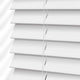 ColorizedPLA Arctic White Faux Wood Blind - 50mm Slat