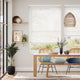 Colorized Arctic White Faux Wood Blind - 50mm Slat