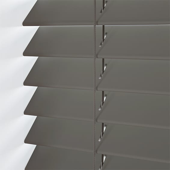 ColorizedPLA Steeple Grey Faux Wood Blind - 50mm Slat 3172