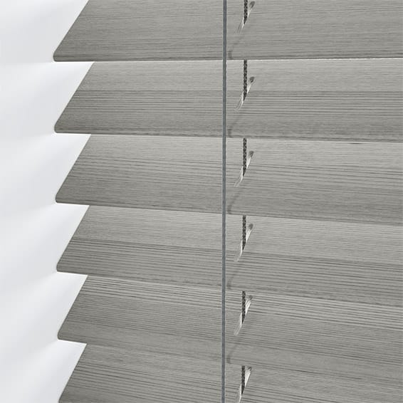 ColorizedPLA Ash Grey Grain Faux Wood Blind - 50mm Slat 3165