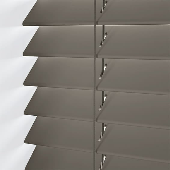 ColorizedPLA Cobblestone Grey Faux Wood Blind - 50mm Slat 3167