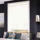 ColorizedZoom Buttermilk Faux Wood Blind - 50mm Slat