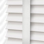 ColorizedPLA Soft Gloss White & Snow Wooden Blind - 50mm Slat 3174